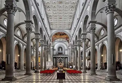 Basilique San Lorenzo de Florence Filippo Brunelleschi